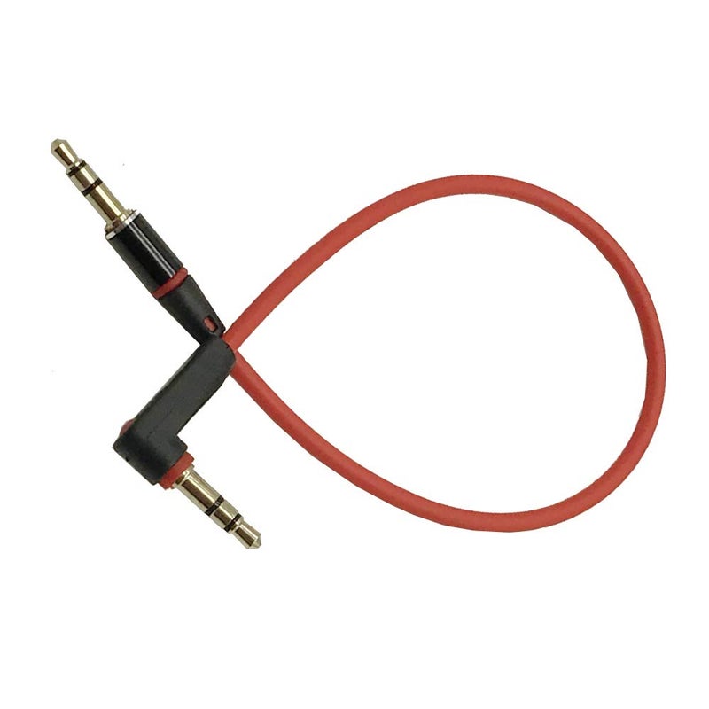 MMNNE 3.5mm Audio Cable 10inch 2Pack 10inch 3.5mm Auxiliary Stereo Audio Jack to Jack Cable 90 Degree Right Angle for iPhone, iPod, iPad,Smartphones, Tablets and Speakers - Image 2